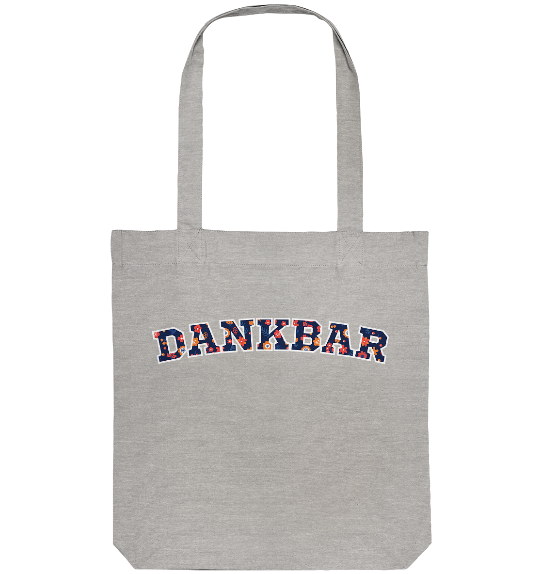 DANKBAR Floral Pattern - Organic Tote-Bag