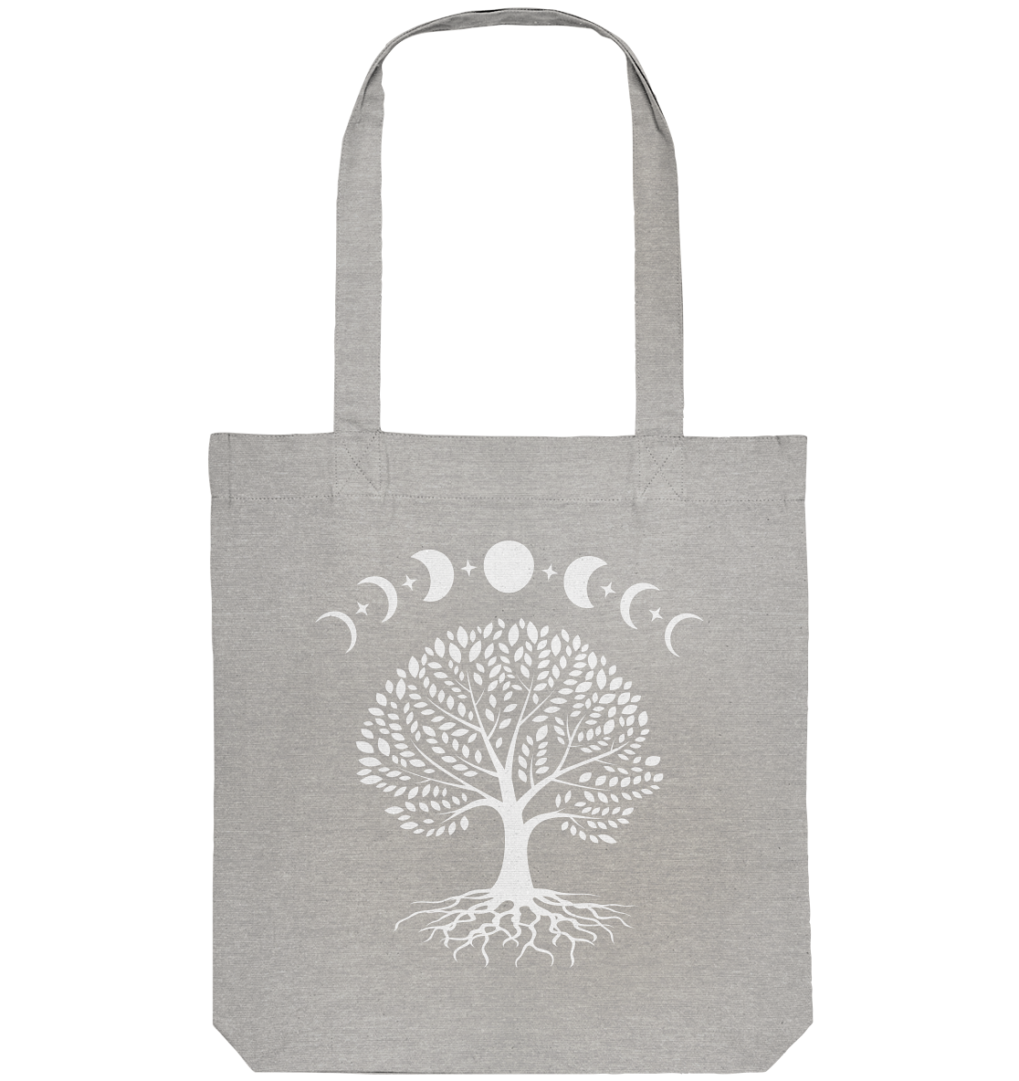 Mondphasen Lebensbaum - Organic Tote-Bag