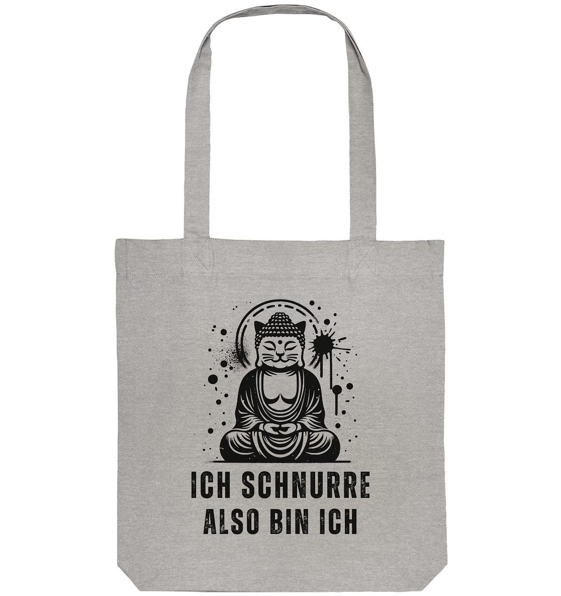 Ich schnurre also bin ich - Organic Tote-Bag