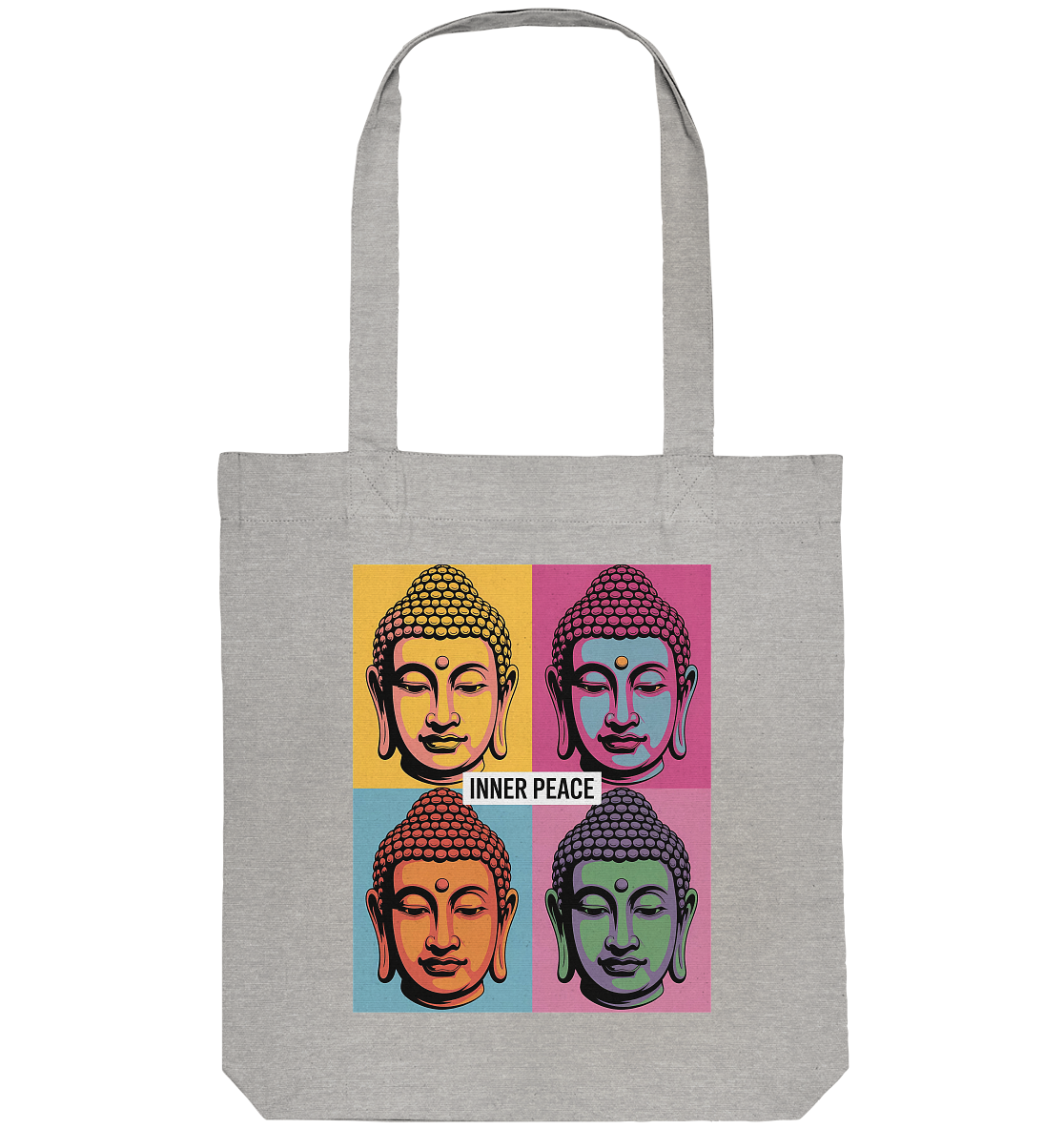 Inner Peace Pop Art Buddha - Organic Tote-Bag