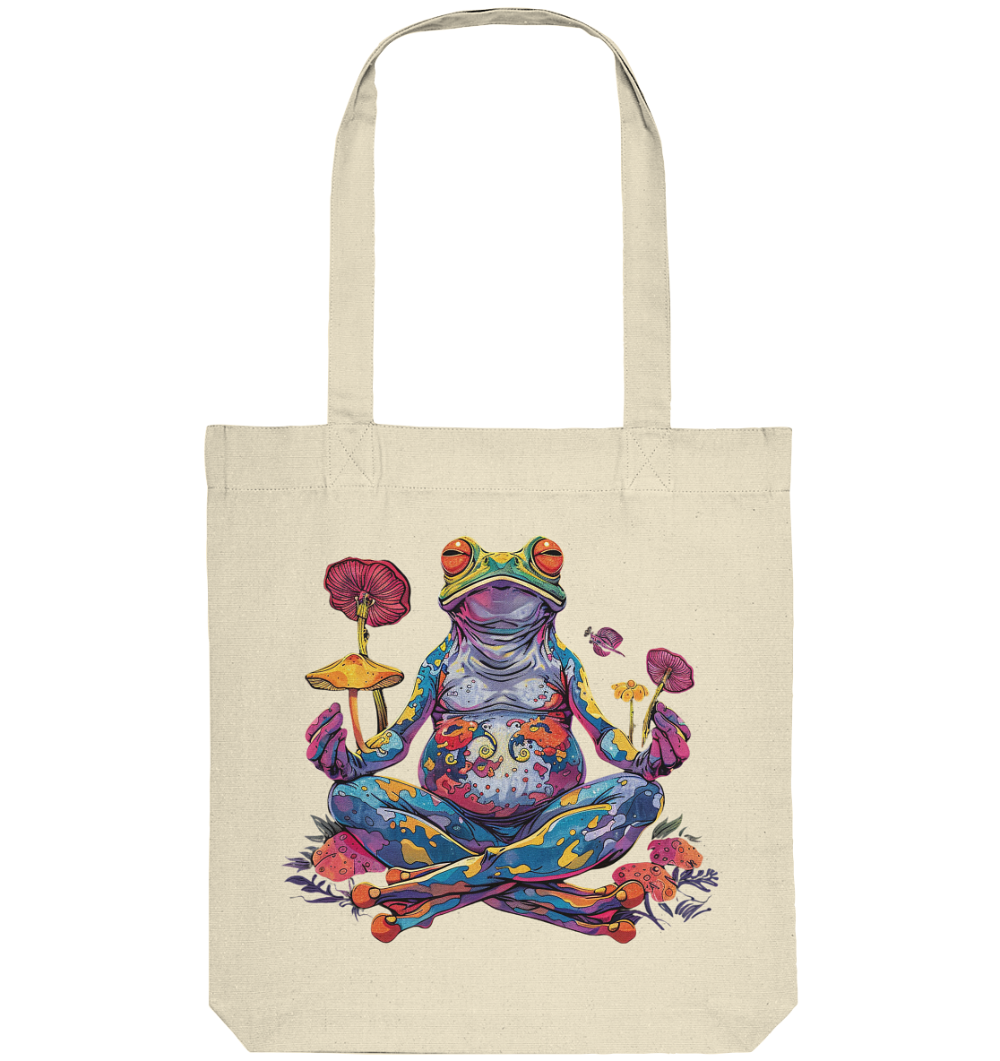 Spiritueller Frosch - Organic Tote-Bag