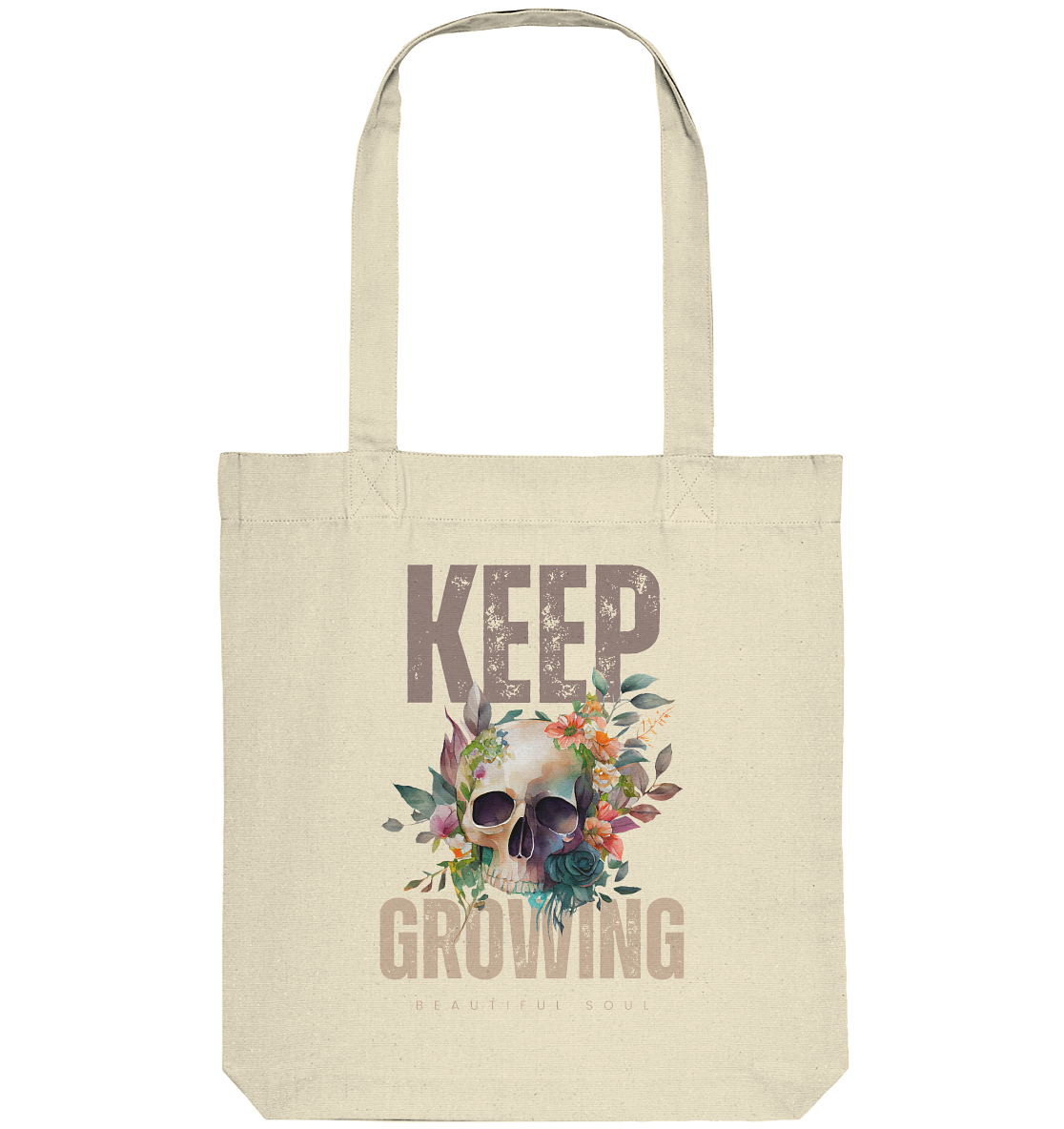 Keep Growing Beautiful Soul - Organic Tote-Bag