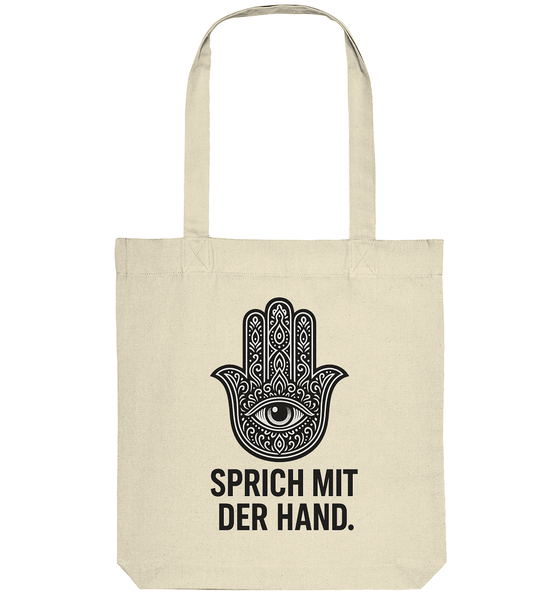 Sprich mit der Hand. - Organic Tote-Bag