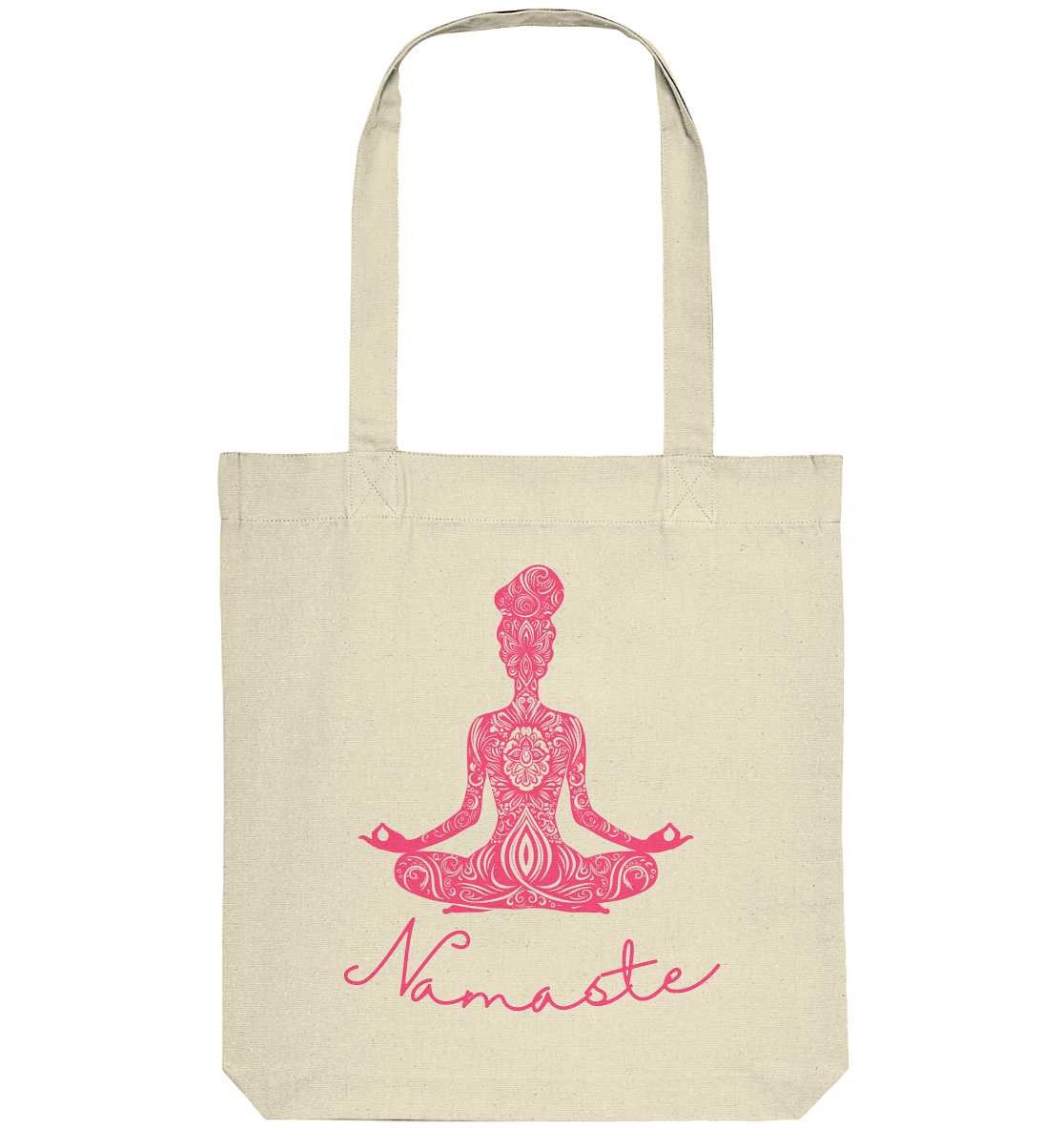 Frau Meditiert Namaste - Organic Tote-Bag