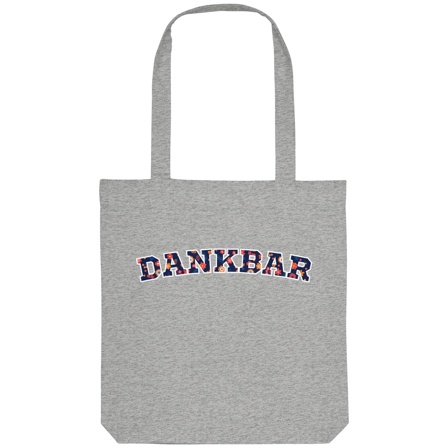 DANKBAR Floral Pattern - Organic Tote-Bag