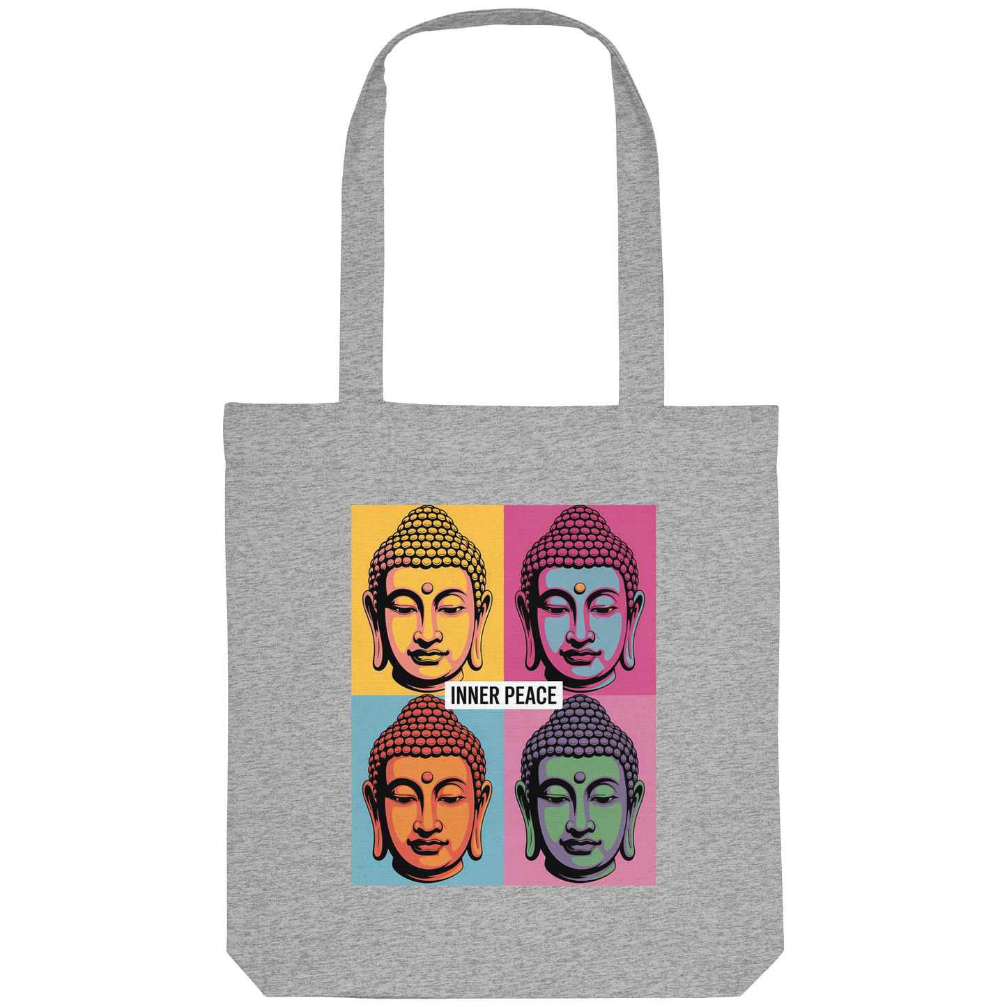 Inner Peace Pop Art Buddha - Organic Tote-Bag