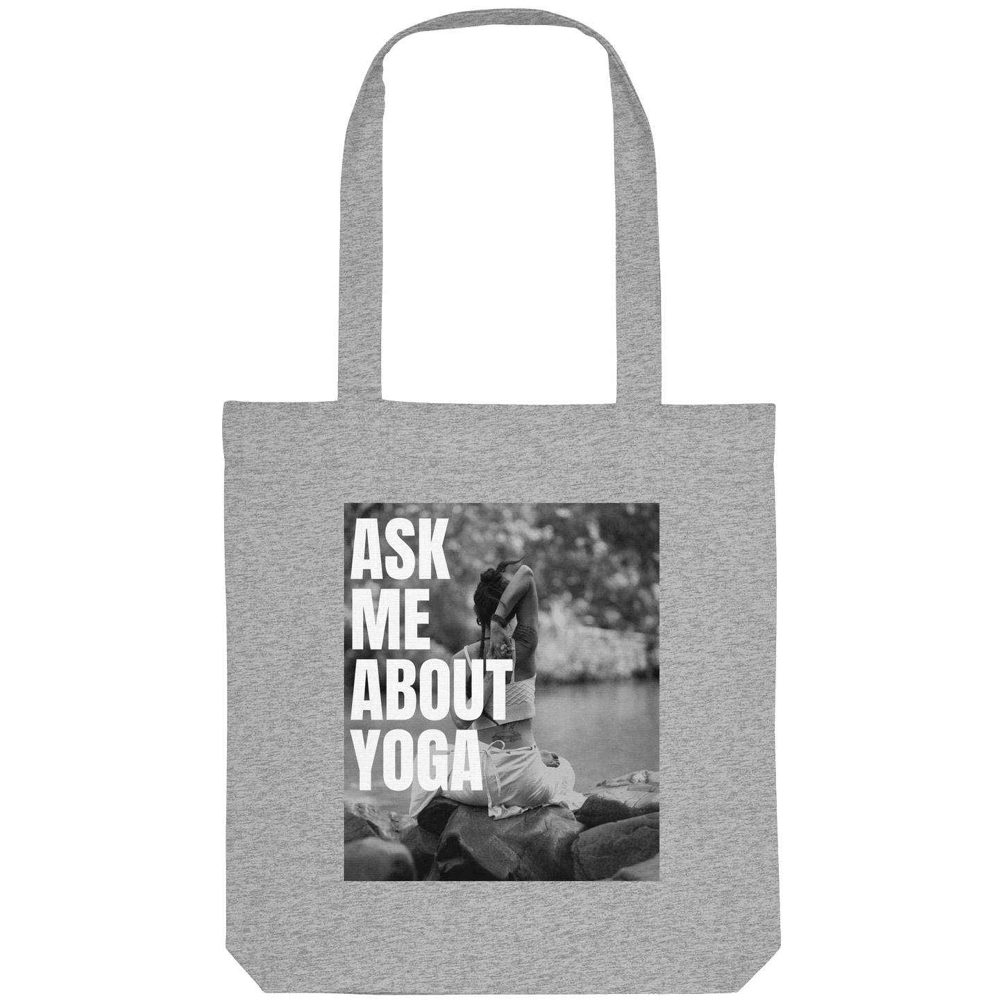 Ask Me About Yoga - Organic Tote-Bag