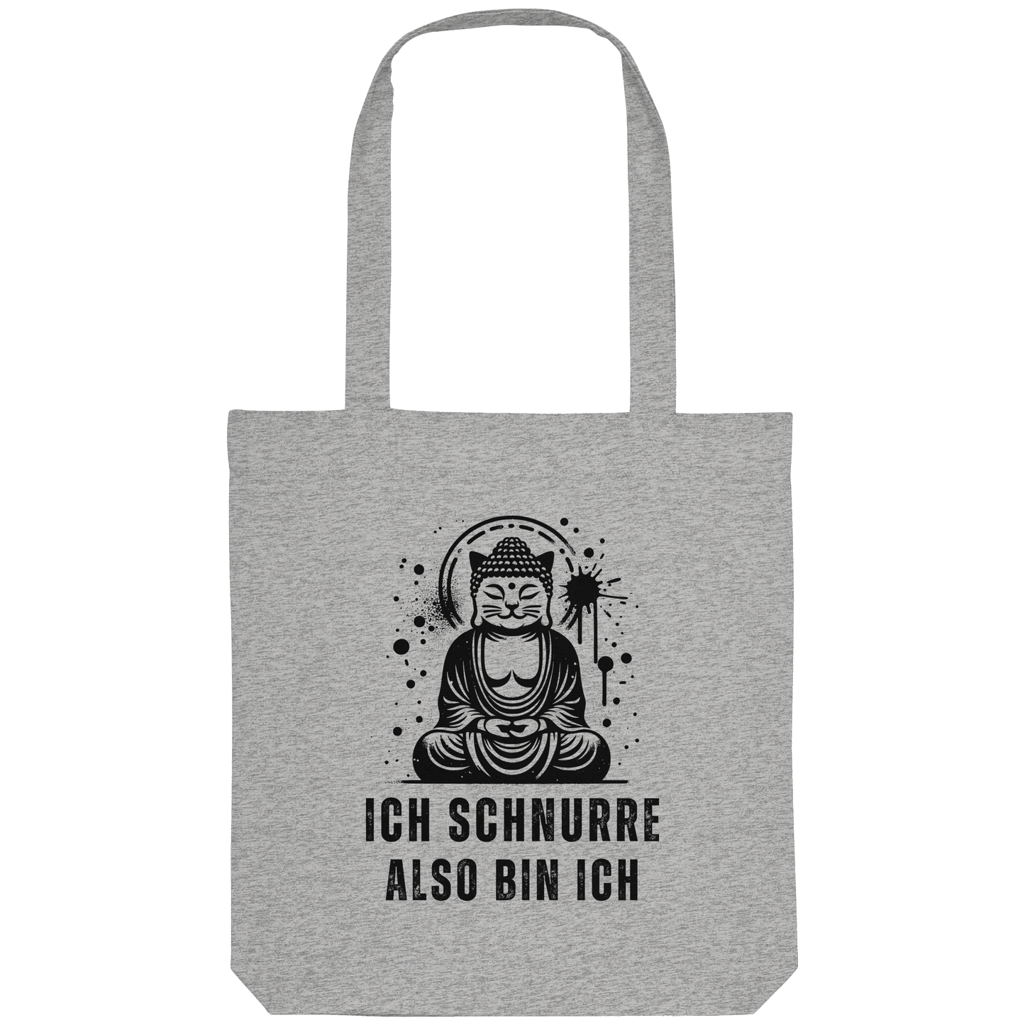 Ich schnurre also bin ich - Organic Tote-Bag