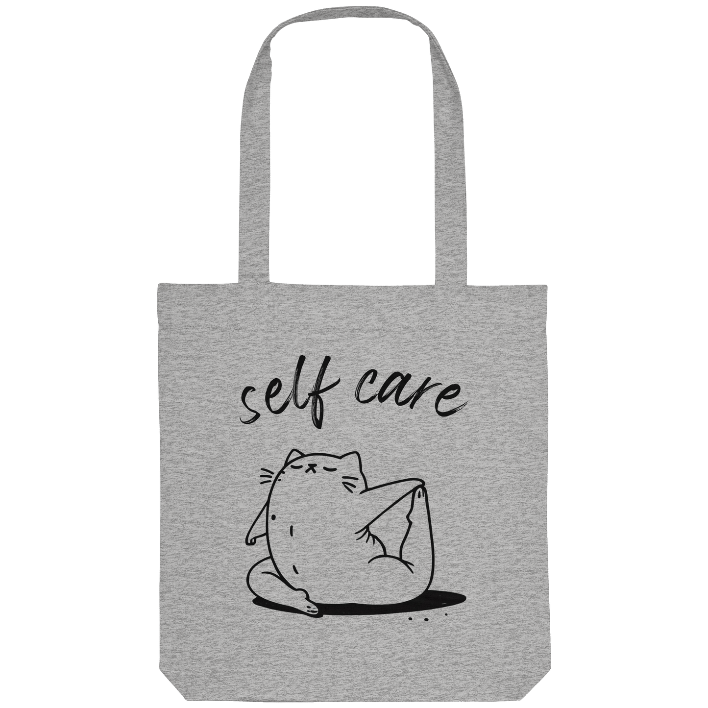 Selfcare Yoga Katze - Organic Tote-Bag