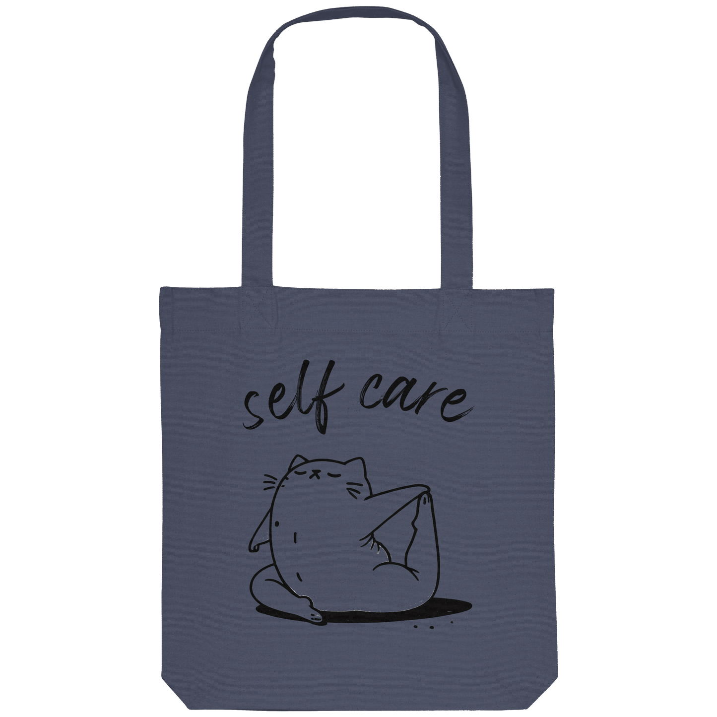 Selfcare Yoga Katze - Organic Tote-Bag