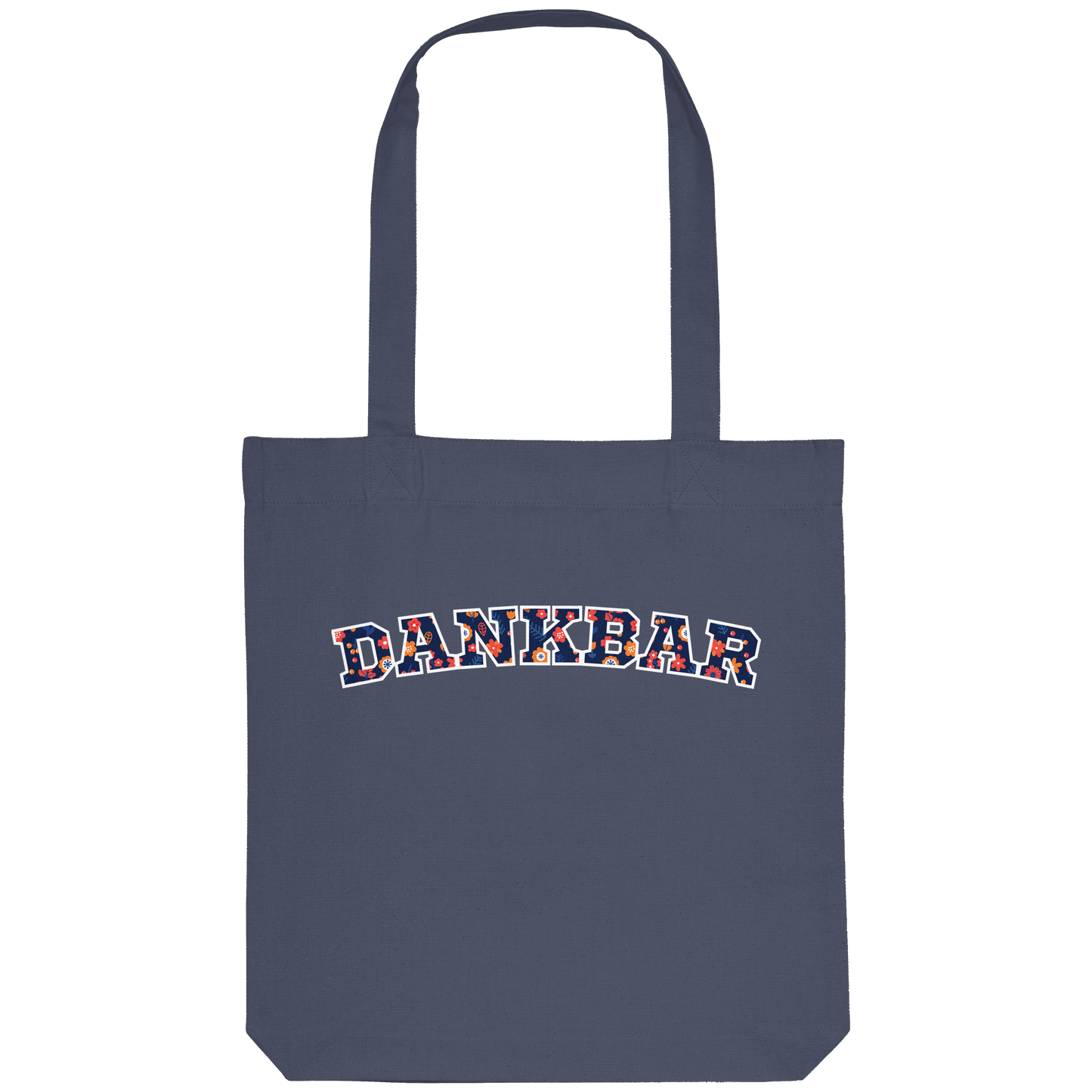 DANKBAR Floral Pattern - Organic Tote-Bag