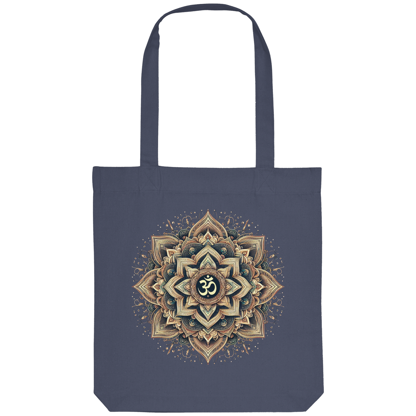 Boho Mandala mit Om - Organic Tote-Bag
