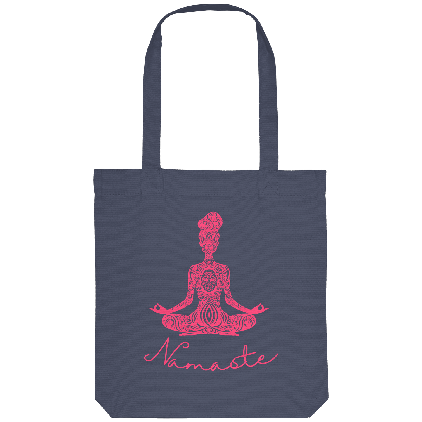 Frau Meditiert Namaste - Organic Tote-Bag