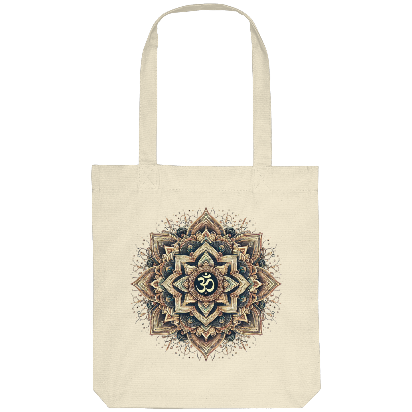 Boho Mandala mit Om - Organic Tote-Bag