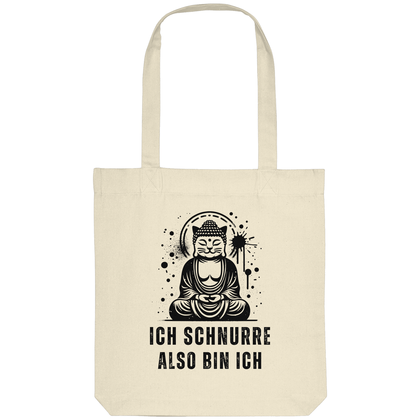 Ich schnurre also bin ich - Organic Tote-Bag