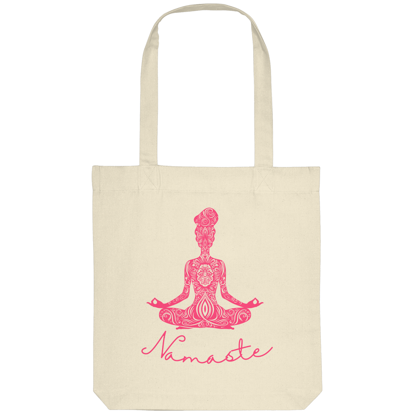 Frau Meditiert Namaste - Organic Tote-Bag