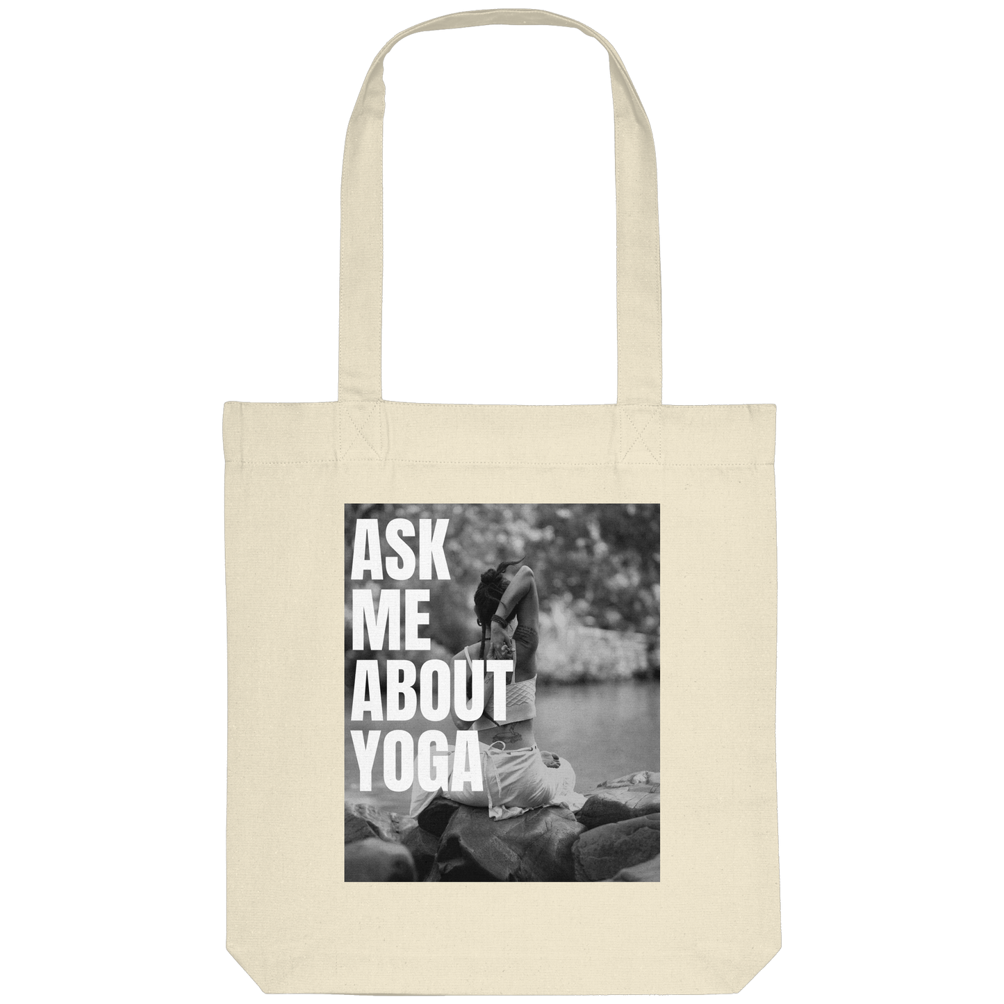 Ask Me About Yoga - Organic Tote-Bag