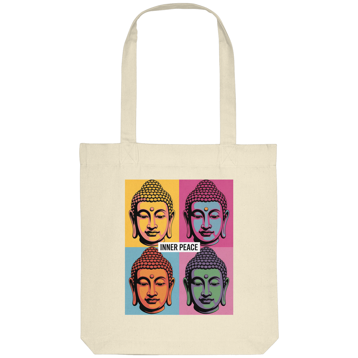 Inner Peace Pop Art Buddha - Organic Tote-Bag