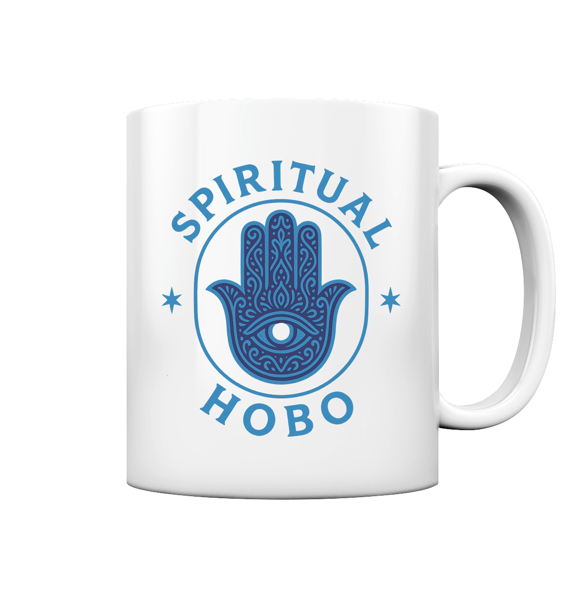 Spiritual Hobo Hamsa - Tasse glossy