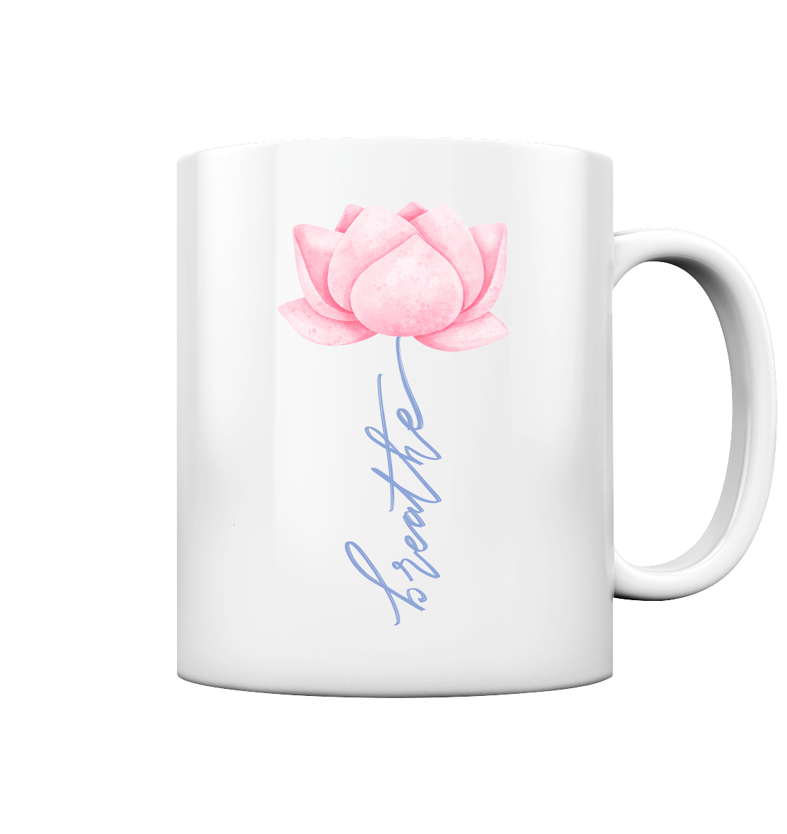 Breathe Lotus Flower - Tasse glossy