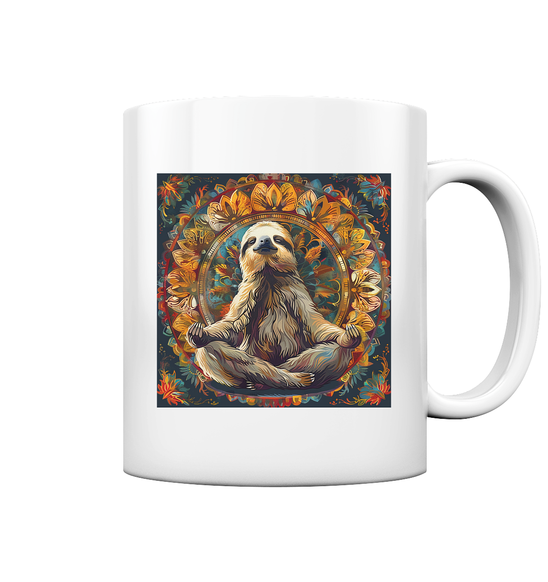 Meditierendes Faultier - Tasse glossy