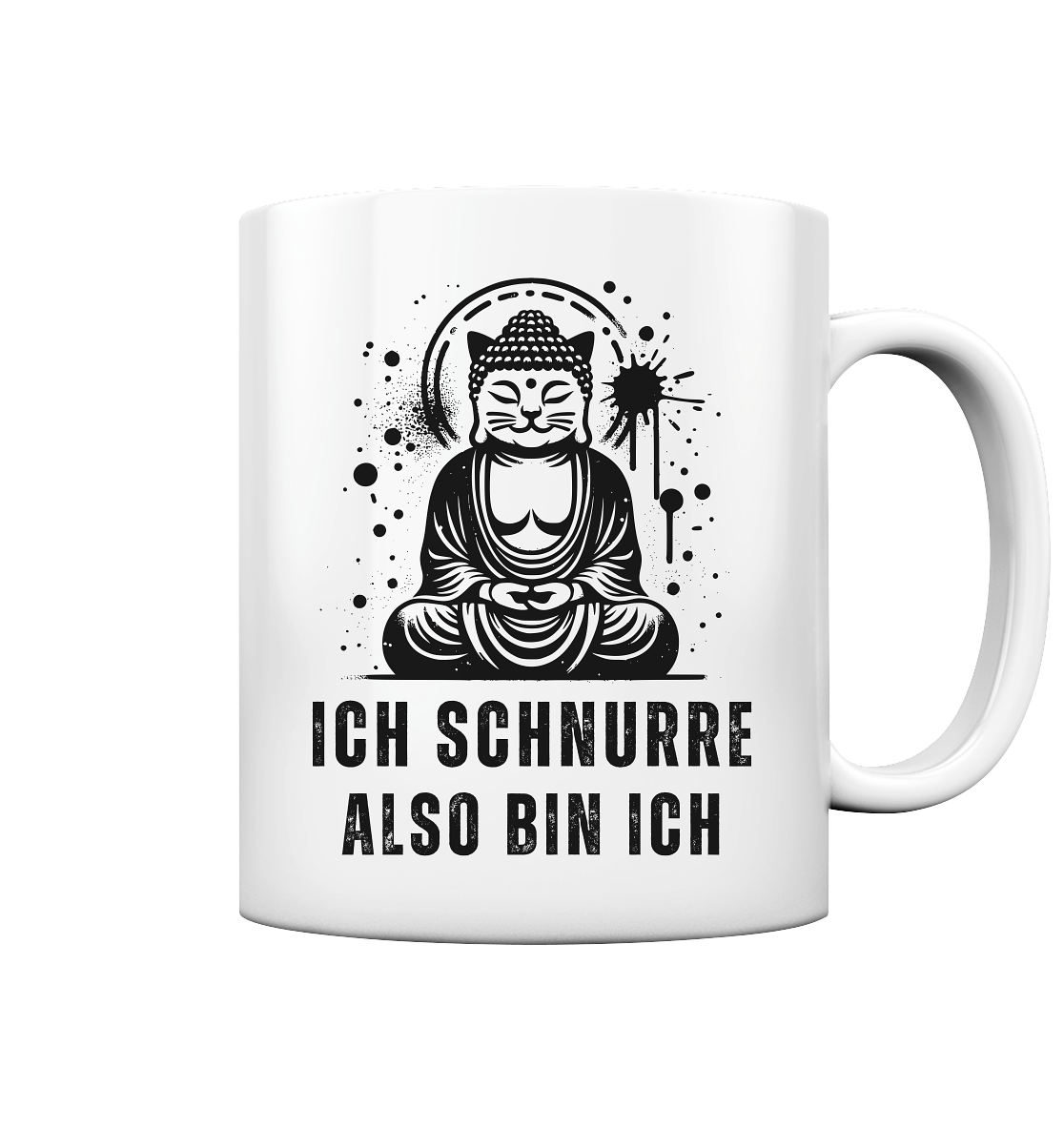 Ich schnurre also bin ich - Tasse glossy