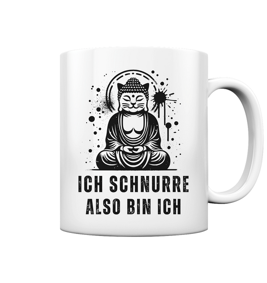 Ich schnurre also bin ich - Tasse glossy