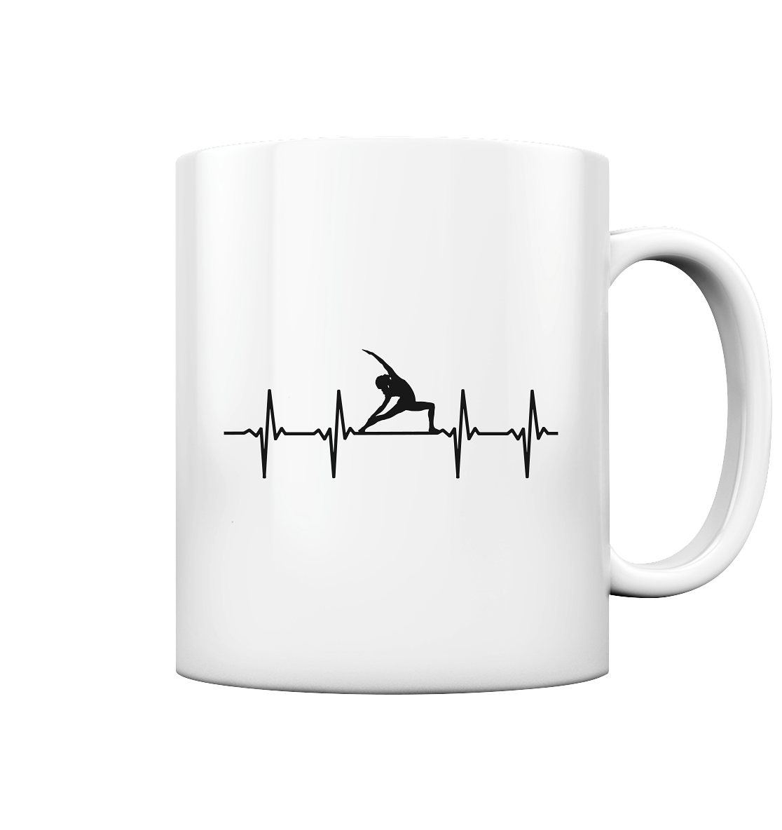 Herzklang Yoga Fan - Tasse glossy
