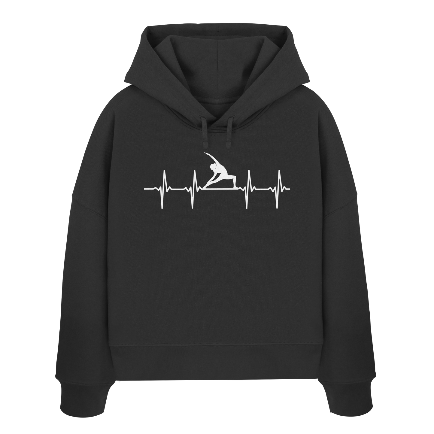Herzklang Yoga Fan - Womens Organic Boxcut Hoodie