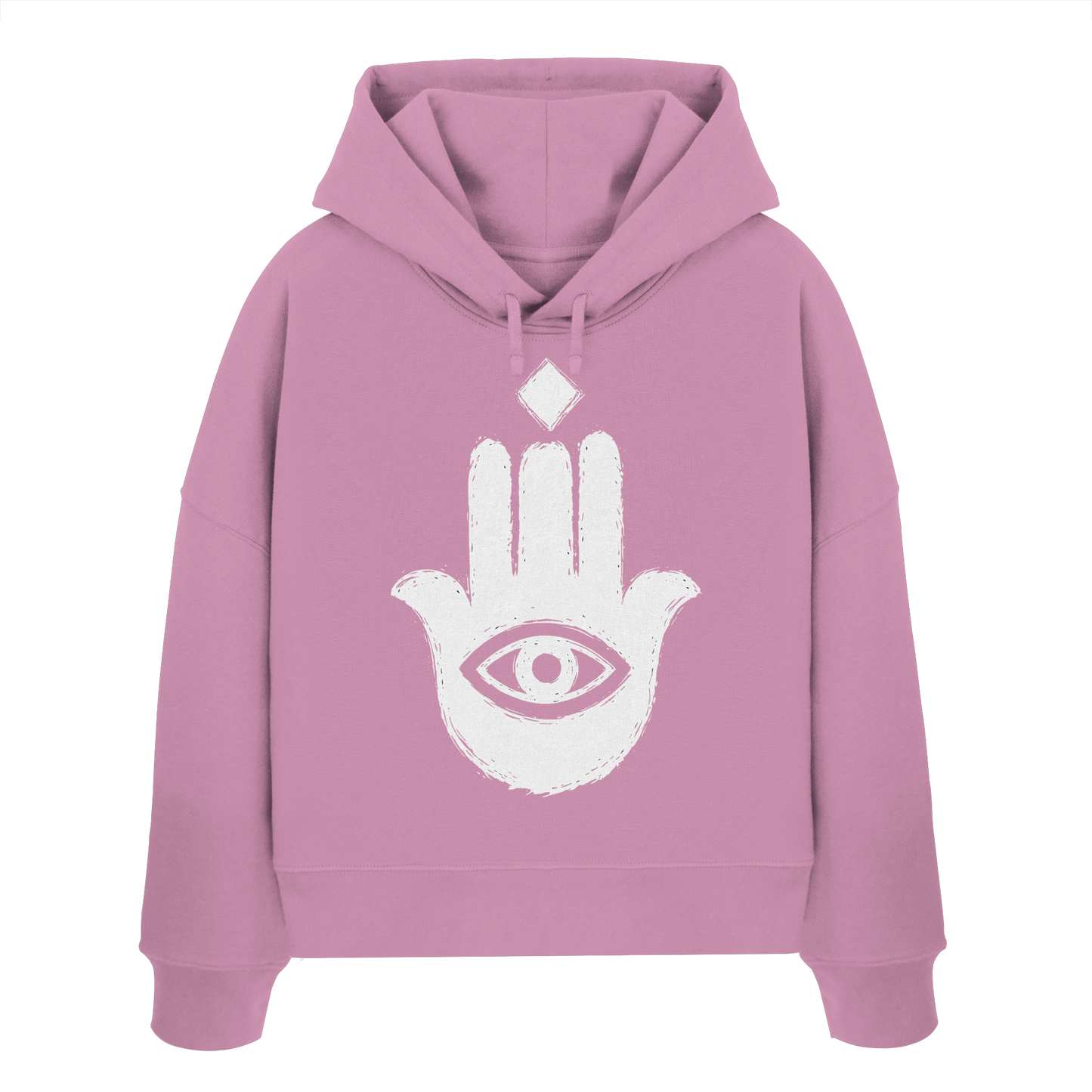 Hand der Fatima - Womens Organic Boxcut Hoodie