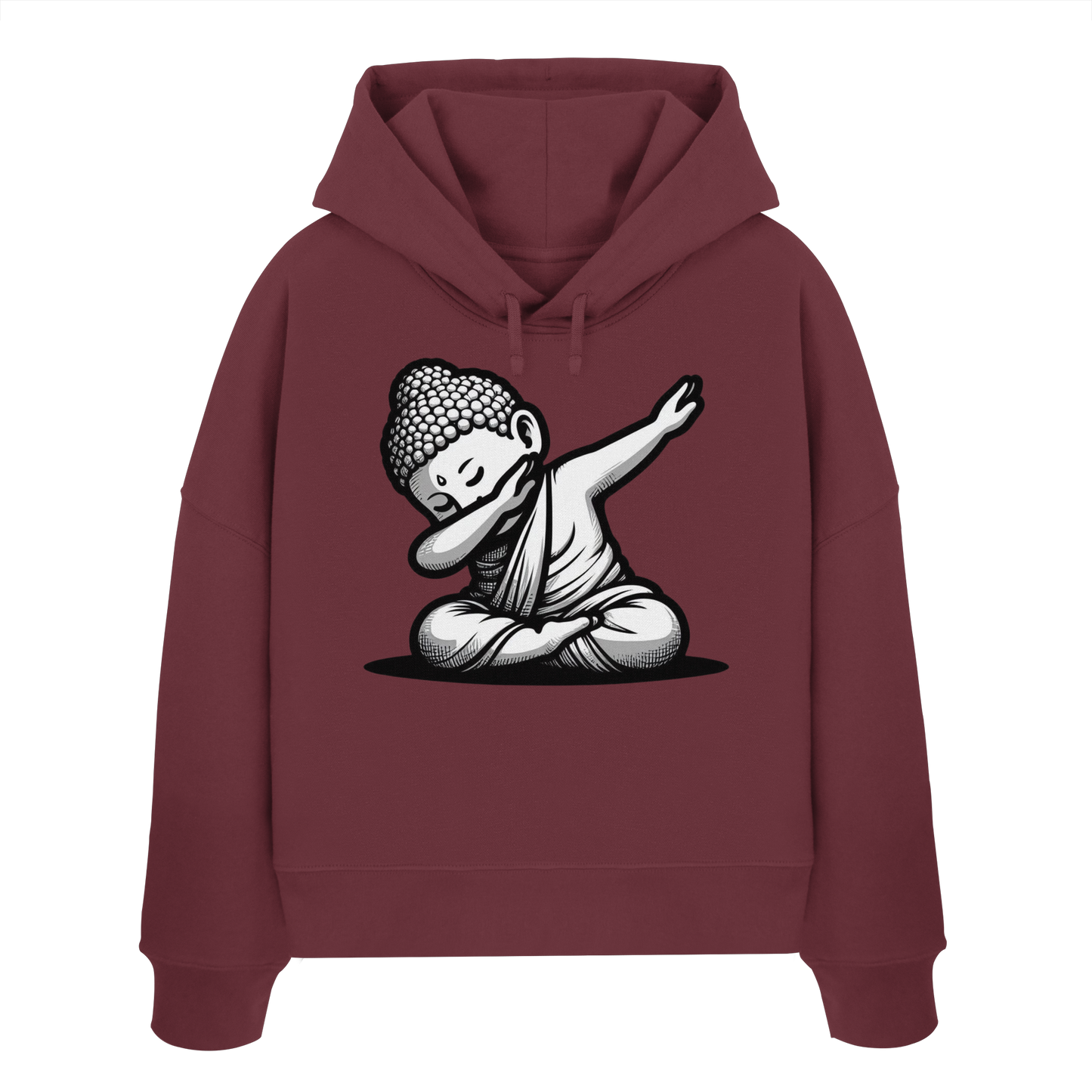 Dabbing Buddha - Womens Organic Boxcut Hoodie