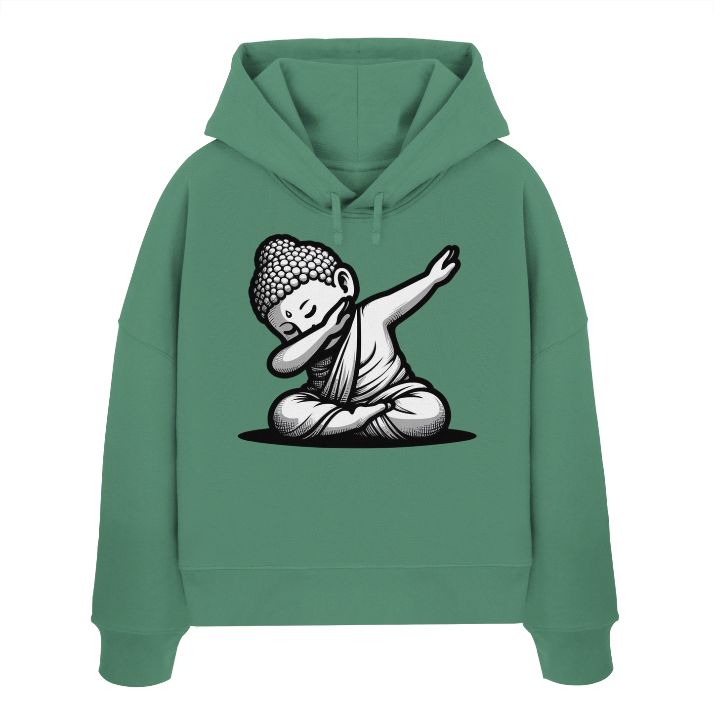 Dabbing Buddha - Womens Organic Boxcut Hoodie