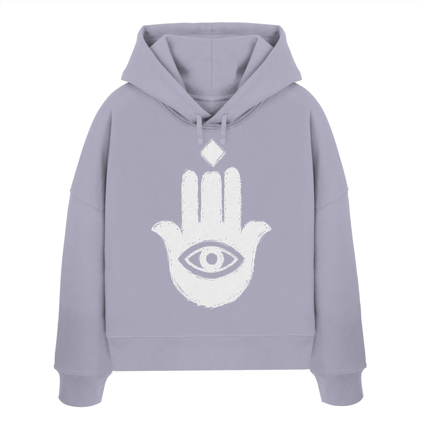 Hand der Fatima - Womens Organic Boxcut Hoodie