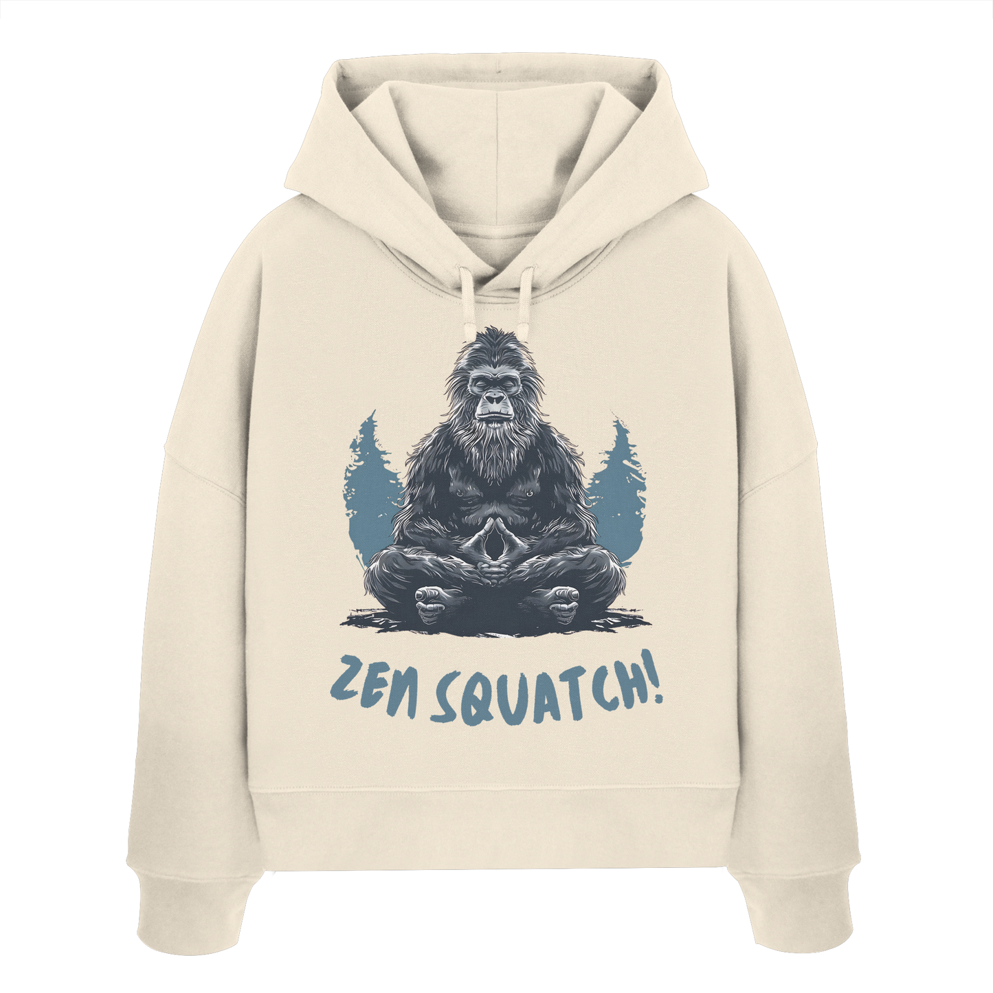 BigFoot Zen - Womens Organic Boxcut Hoodie