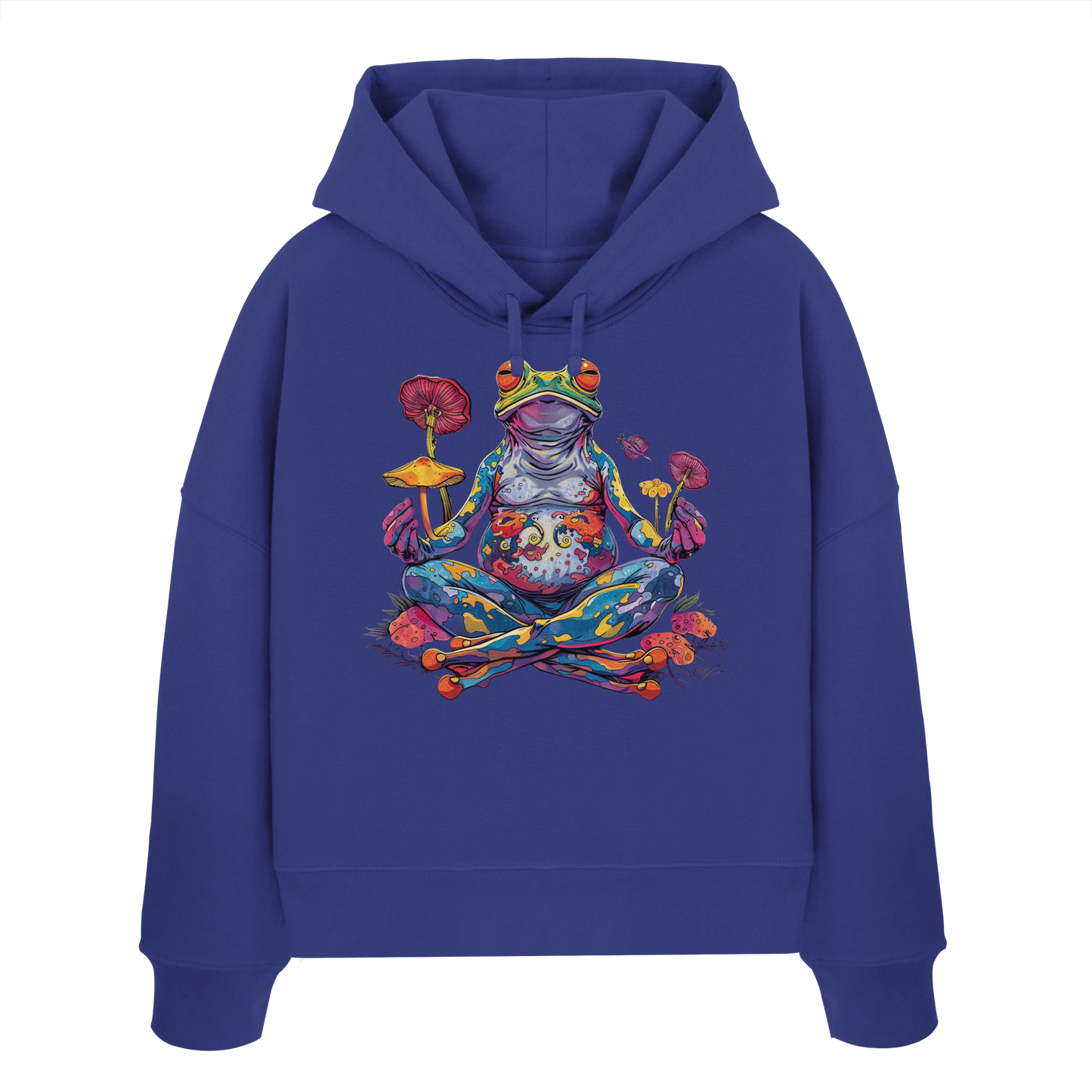 Spiritueller Frosch - Womens Organic Boxcut Hoodie