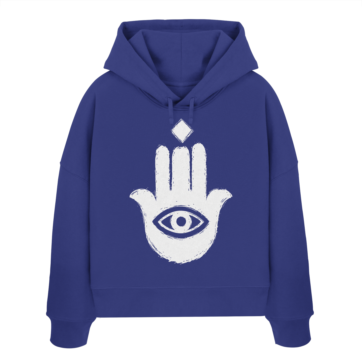 Hand der Fatima - Womens Organic Boxcut Hoodie