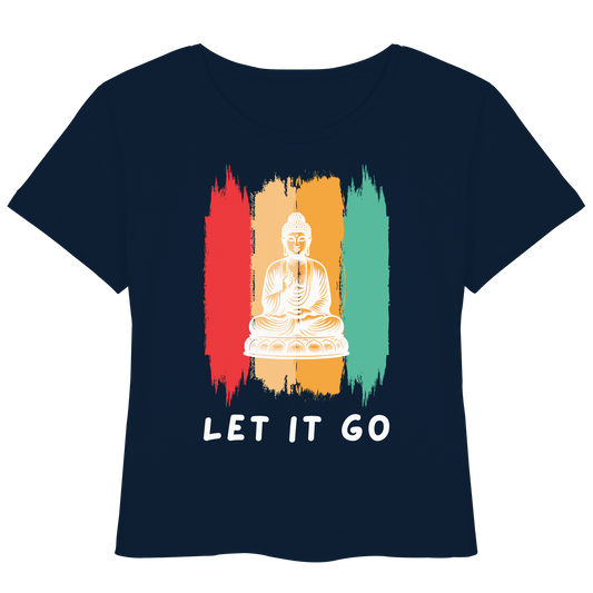 Let it Go Buddha - Womens Organic Lightweight T-Shirt